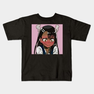 Blushing Nagatoro || Don't bully me Miss Nagatoro Merch Kids T-Shirt